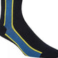 Calvin Klein Men's Striped Crew Socks Blue Size 7-12