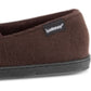 Isotoner Signature Men's Luke Corduroy Moccasins Shoes Brown Size L