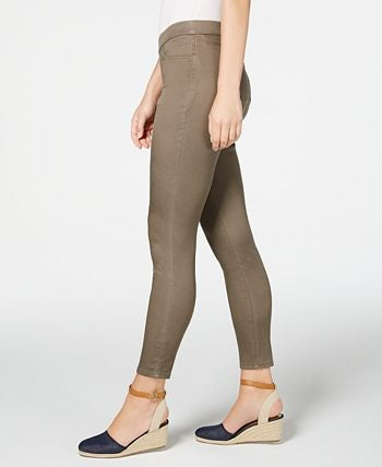 Style & Co Women's Petite Pull-On Jeggings Brown Size Petite S