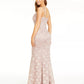 BCX Juniors' Glitter & Lace Gown Brown Size 5