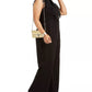Betsey Johnson Women's Trendy Plus Size Lace-Trim Jumpsuit Gray Size 20W