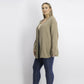 Karen Scott Women's Open-Front Long-Sleeve Cardigan Chesnut Size Medium