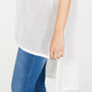 Thalia Sodi Women's High-Low Pointelle-Knit Cardigan White Size Large