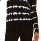 INC International Concepts Women's Cotton Tie-Dye Pullover Top Depp Black Size XX-Large