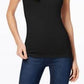 Maison Jules Women's Scoop-Neck Tank Black Size X-Small