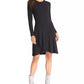 Rachel Roy Women's Hortense Ruffled Dress Black Size X-Large