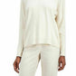 Alfani Women's Sweater Pullover Center Seam White Size Medium