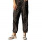 Free People Womens Pocketed Zippered Active Wear Cuffed Pants Black Size Large