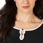 Karen Scott Women's Contrast-Trim Top Black Size X-Small