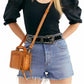 Free People Women's Something Special Top Black Size Medium