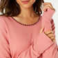 Ideology Women's Yoga Fitness Pullover Top Pink Size XXL