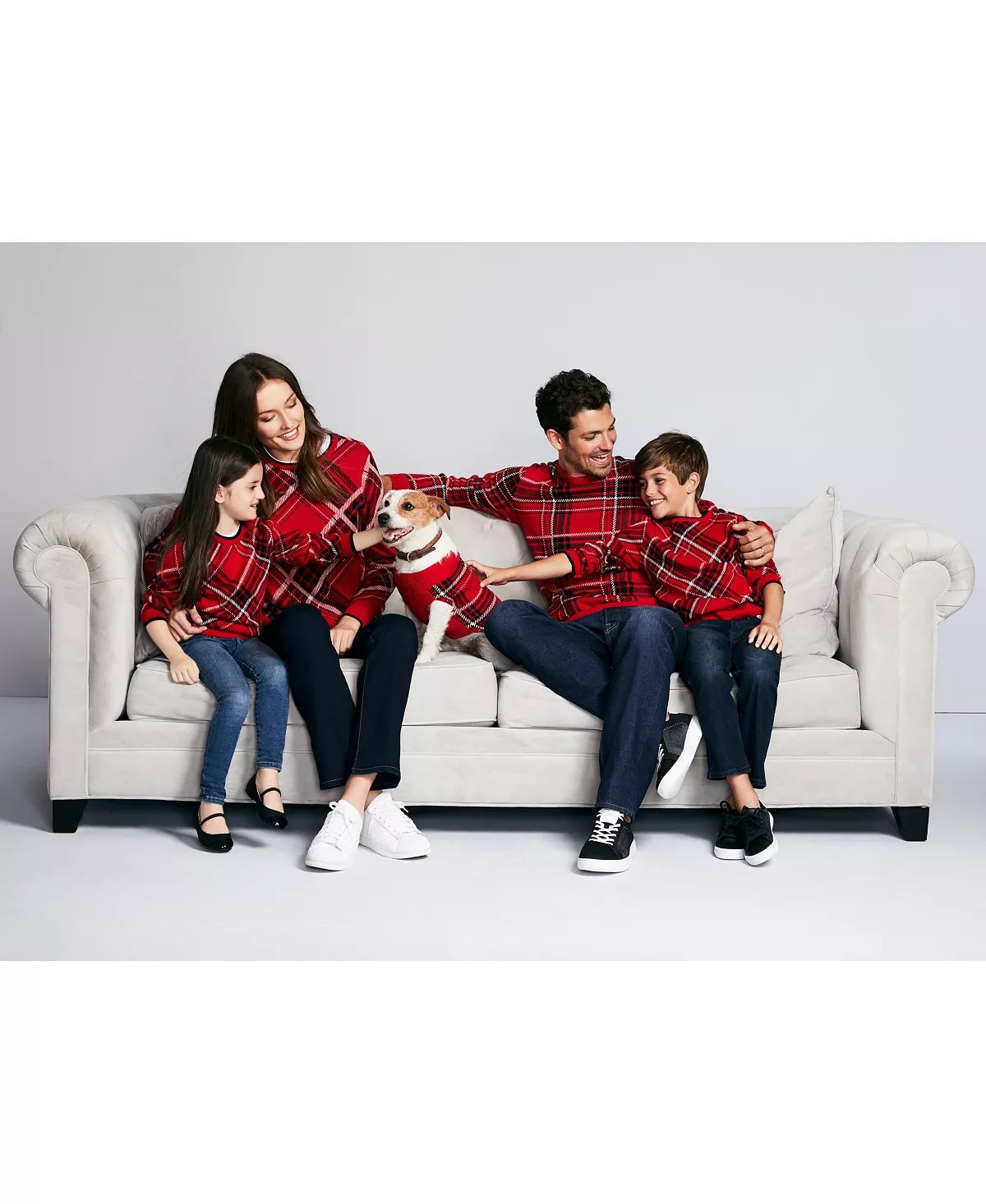 Charter Club Little Boys Plaid Family Sweater Red Size 3T REG