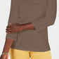 Karen Scott Women's Eyelet-Trim Top Brown Size Medium