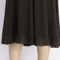 JM Collection Women's Petite Mesh-Hem A-Line Skirt Espresso brown Size SM