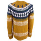 Lucky Brand Women's Wool Blend Fair Isle Crewneck Sweater Yellow Size Large