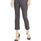 INC International Concepts Women's Solid Capri Pants Grey Size 6