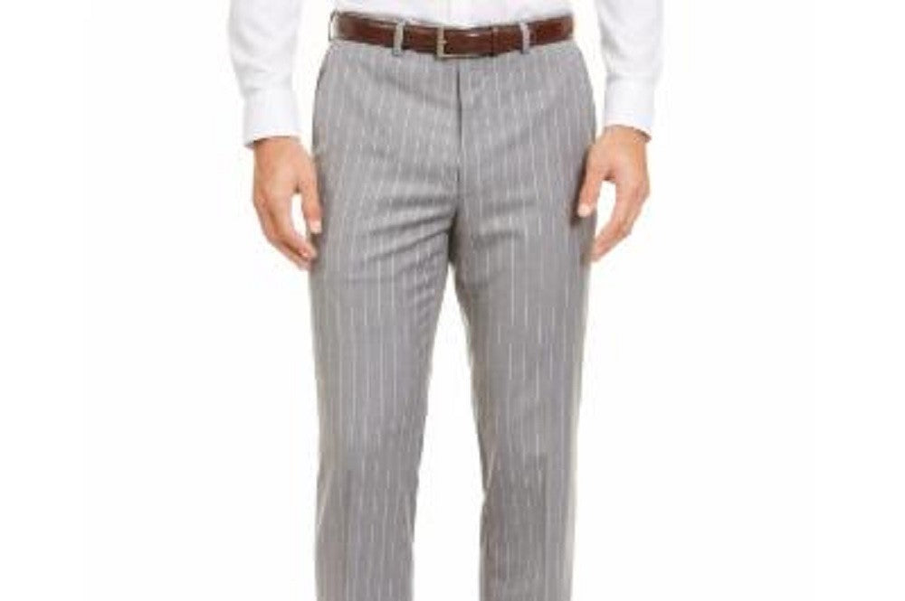 Ralph Lauren Men's Pinstripe Work Pants Gray Size 32X32