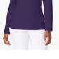 Karen Scott Women's Petite Cotton Henley-Neck Top Purple Size Medium