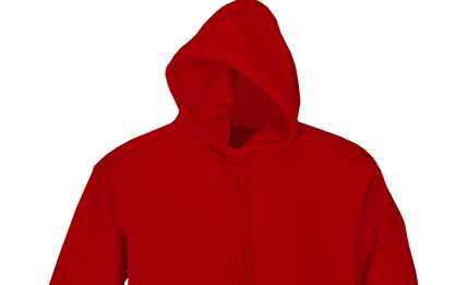 Rebellious One Juniors' Pouch-Pocket Hoodie Red Size Small