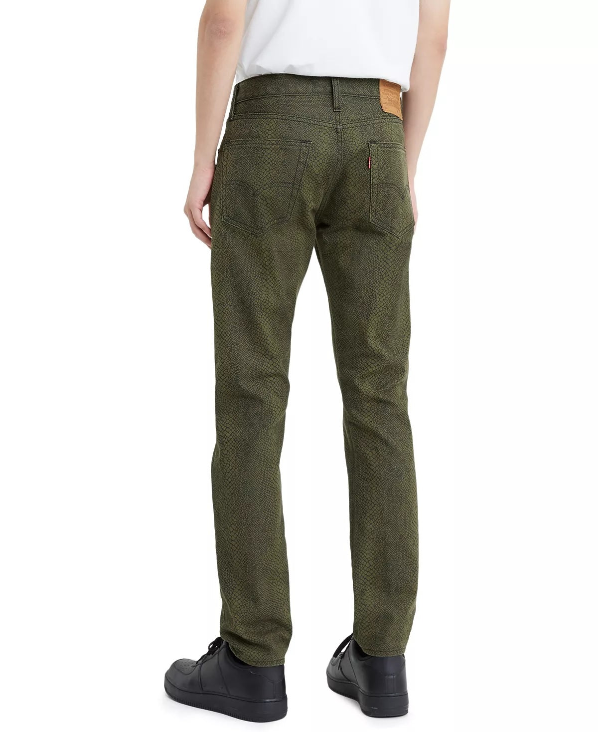 Levi's Men's Limited Collection 502 Cotton Canvas Tapered Jeans Black Size 33X32