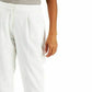 Alfani Women's Jogger Ankle Pants Soft White Size 6