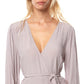 O'Neill Women's Wrap Tops MIS Barrymore Wrap Top Gray Size Small