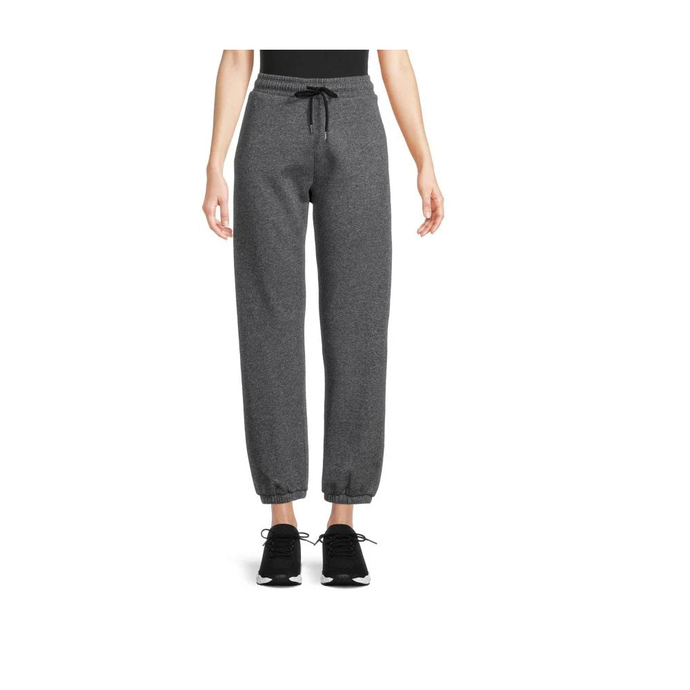DKNY Women's Sport Sparkle-Logo Joggers Black Size Large