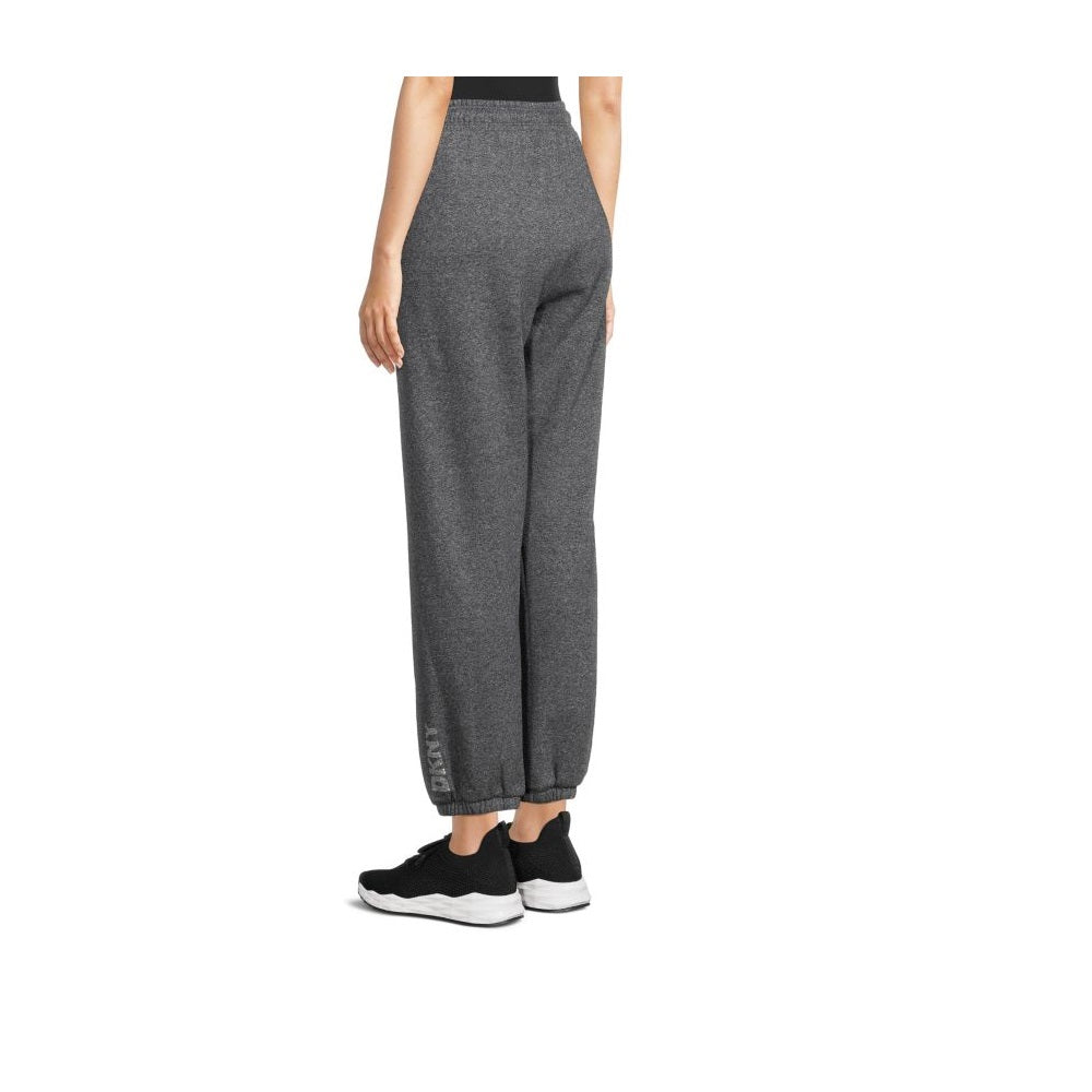 DKNY Women's Sport Sparkle-Logo Joggers Black Size Large