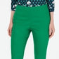 Charter Club Women's Chelsea Stretch-Twill Skinny Pants Green Size 16 P