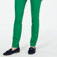 Charter Club Women's Chelsea Stretch-Twill Skinny Pants Green Size 16 P