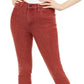 Celebrity Pink Women's High Rise Ankle Skinny Jean Red Size 13