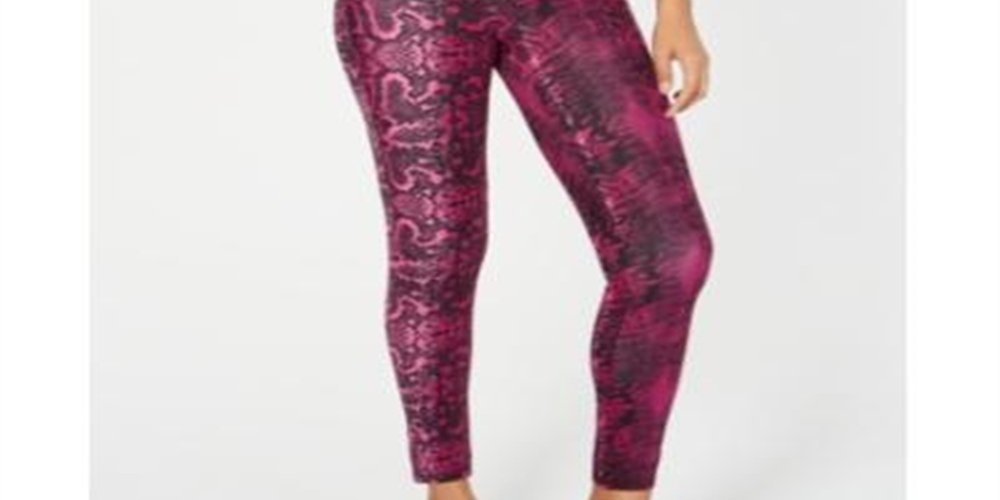 Thalia Sodi Women's Printed Pull-on Leggings Pink Size S