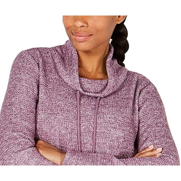 Ideology Women's Cowl Neck Tulip Hem Top Pink Size Large