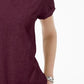 Style & Co Women's V Neck Pocket T-Shirt  Red Size PL