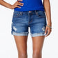 Celebrity Pink Women's Denim Cuffed Denim Shorts Blue Size 0