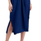 Alfani Women's Plus Midi Wrap Dress Blue Size 24W