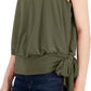 INC International Concepts Women's Earth Solid Halter Top Green Size X-Large