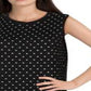 Anne Klein Women's Pullover Polka Dot Tank Top Black Size Medium