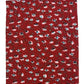 Ultimate Men's Floral Pocket Square Red Size Regular