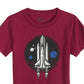 Epic Threads Little Boy's Spaceship T-Shirt Red Size 7