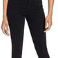 Style & Co Women's Curvy Fit Skinny Bling Pocket Jeans Black Size 6