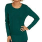 स्टाइल एंड कंपनी महिलाओं का मिक्स्ड स्टिच स्वेटर हरा रंग बड़ा साइज़