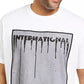 INC International Concepts Men's Embellished Crewneck Casual Shirt White Size 2XB