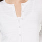 Charter Club Women's Textured Cardigan White Size X-Large