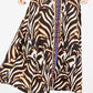 INC International Concepts Women's Strappy Back Maxi Dress Black Multi Size Petite S