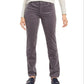 Charter Club Women's Lexington Tummy Control Corduroy Pants Gray Size 16X3
