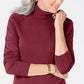 Karen Scott Women's Turtleneck Sweater Red Size Small