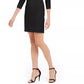 Calvin Klein Women's Puff Shoulder Dress  Black Size 14