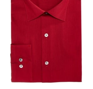 Alfani Men's Big & Tall Bedford Cord Dress Shirt Came Size 35-36