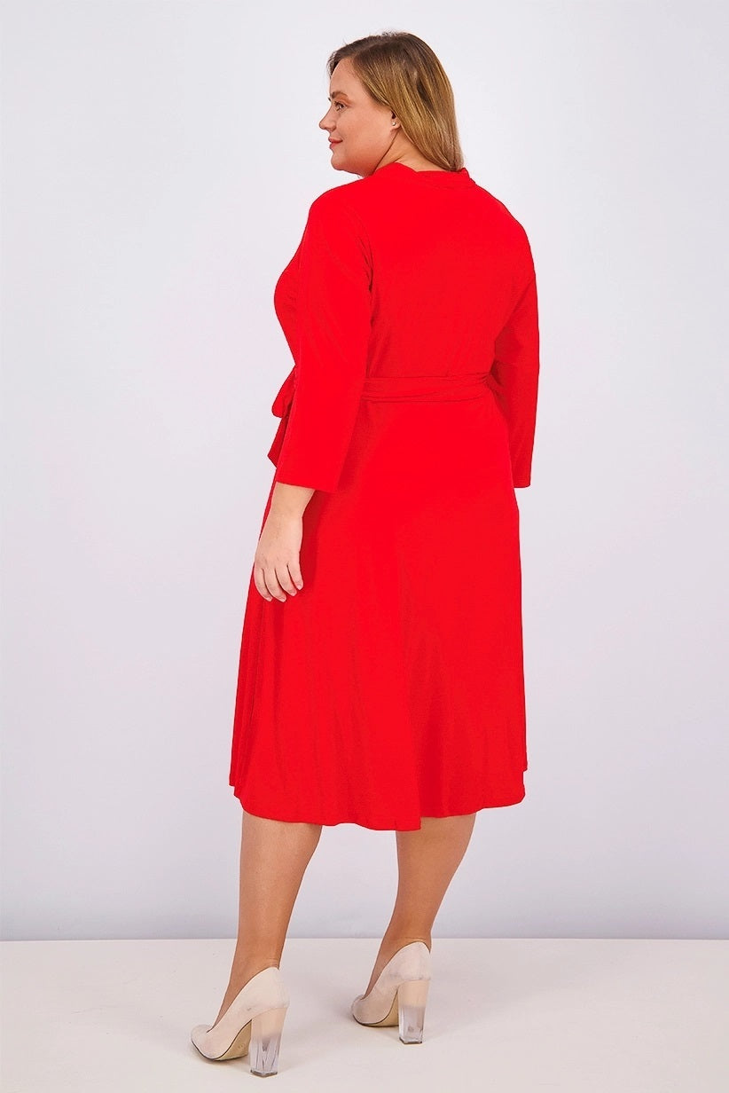 Charter Club Women's Belted Dress RedSize Square 18